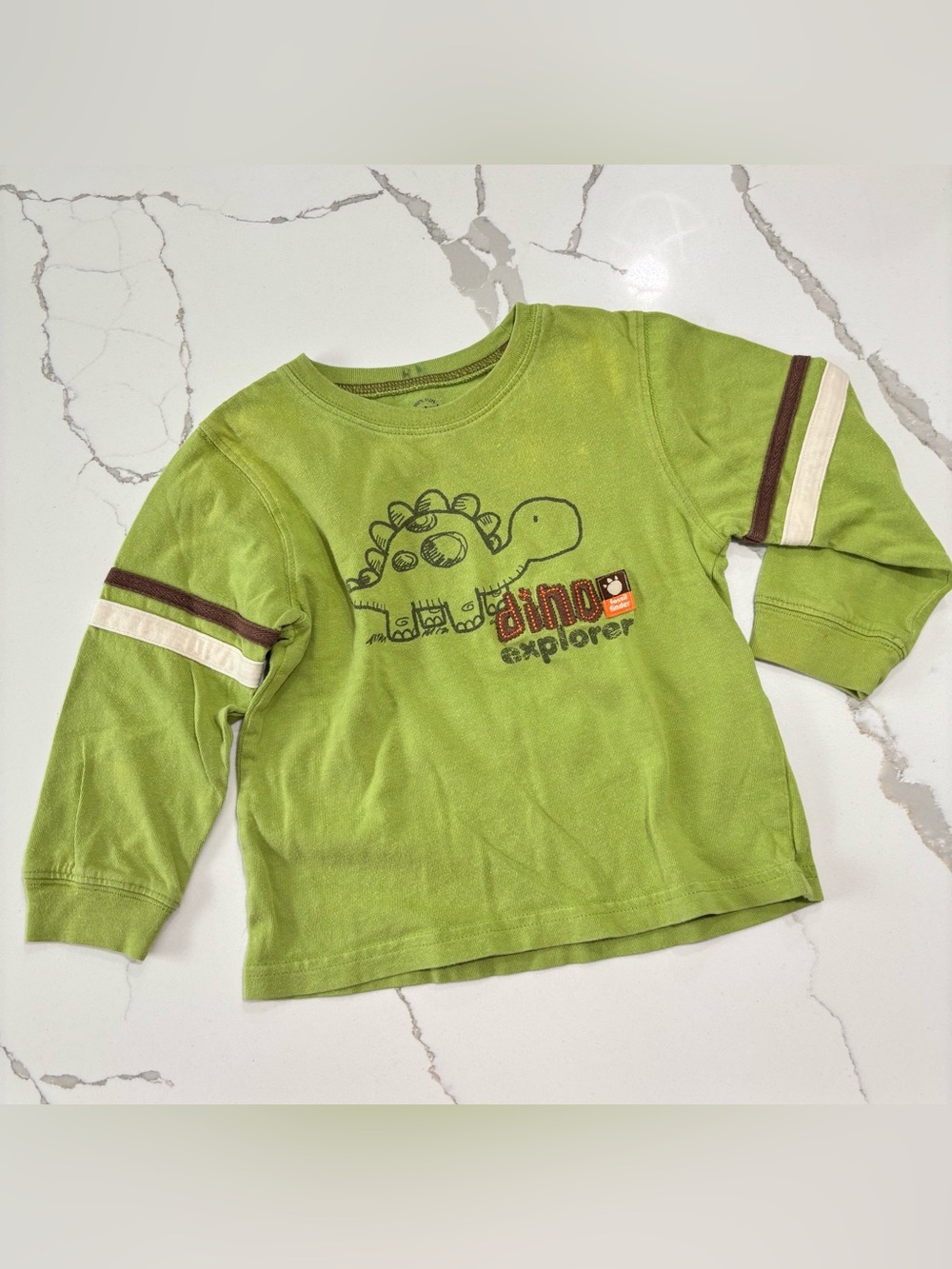 Carter’s | Boys Green Dinosaur Long Sleeve T Shirt Size 24M